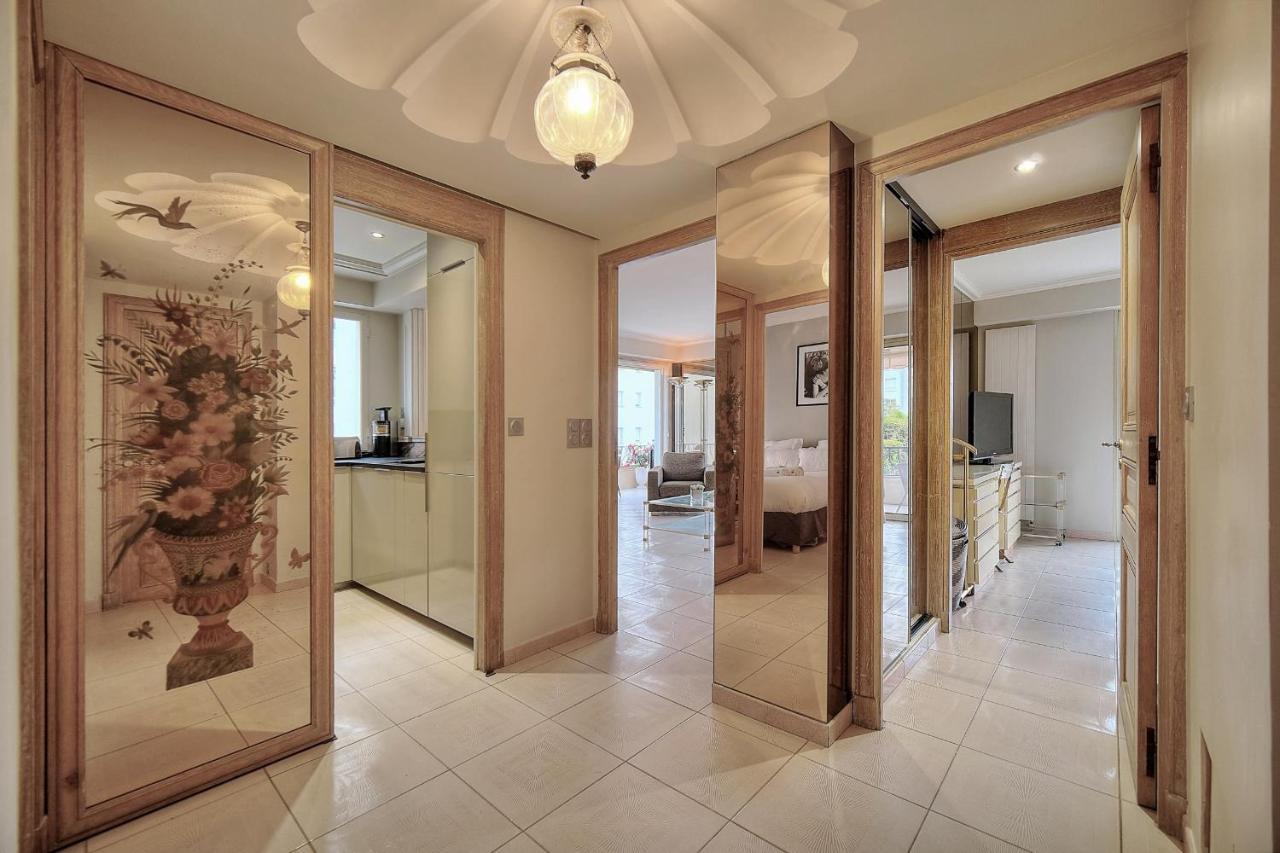 Immogroom - 2 Bedroom - Air Conditioning - Wifi - Terrace - Common Parking Cannes Luaran gambar