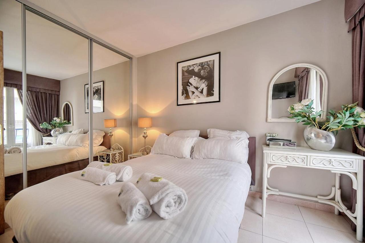 Immogroom - 2 Bedroom - Air Conditioning - Wifi - Terrace - Common Parking Cannes Luaran gambar