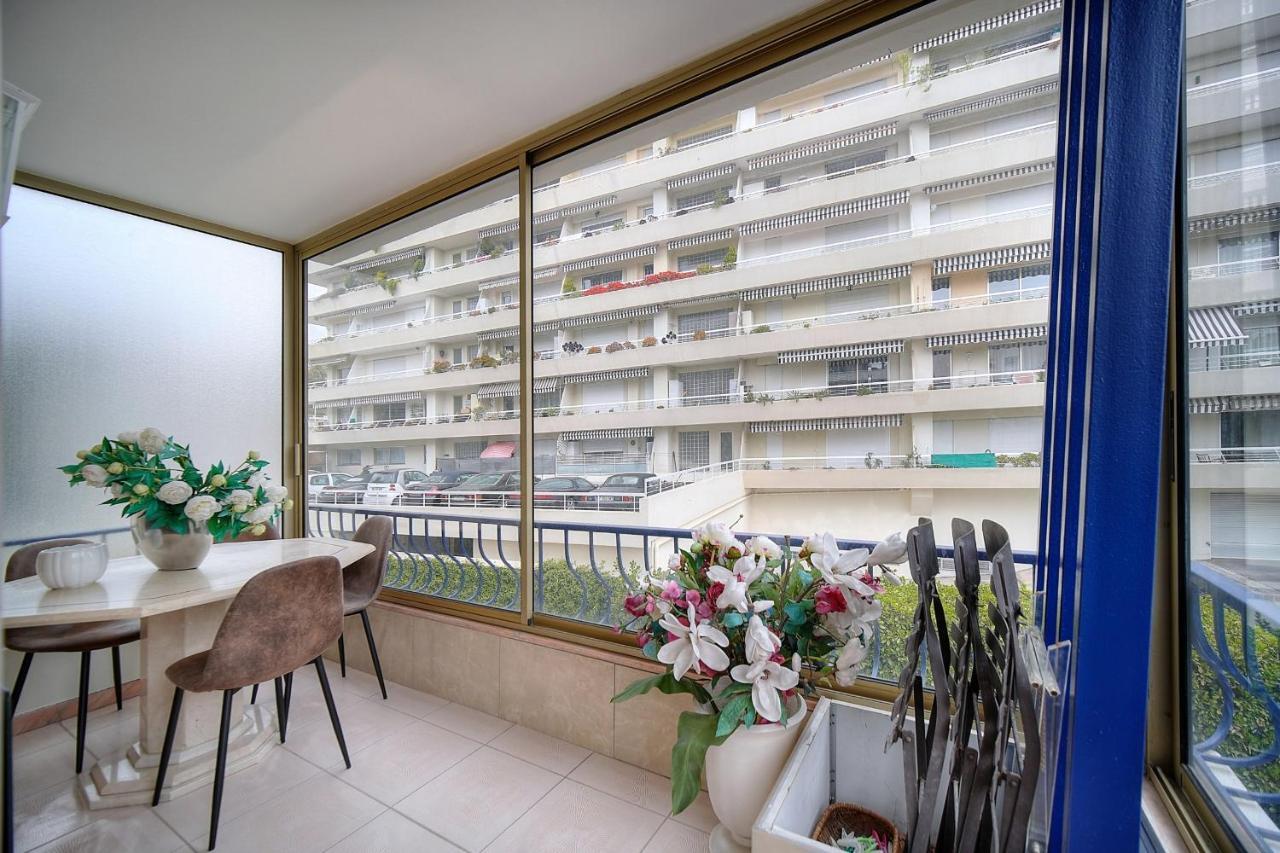 Immogroom - 2 Bedroom - Air Conditioning - Wifi - Terrace - Common Parking Cannes Luaran gambar